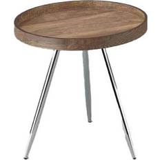 Multicoloured Small Tables Dkd Home Decor Modern Steel MDF Wood Side Small Table