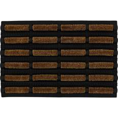 Carpets & Rugs JVL Nimbus Rubber Coir Scraper Brown, Black