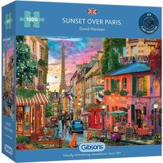 Jigsaw Puzzles Gibsons Sunset Over Paris 1000 Pieces