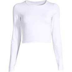 Casall Crop Long Sleeve T-shirt - White