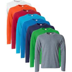 Clique Longsleeve Basic grau meliert Gr. XXL