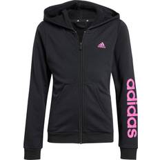 adidas Linear Zip Hoodie Girls black