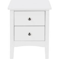 Furniture Core Products Como White Bedside Table 38x38cm