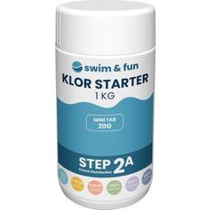 Klor tabletter Swim & Fun Klor Starter 20g Tabs 1kg