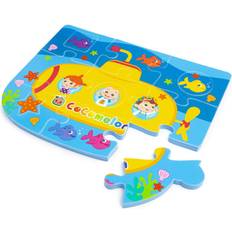 CoComelon CoComelon Yellow Submarine Foam Jigsaw Puzzle Bath Toy