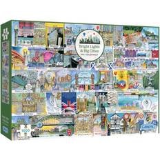 Jigsaw Puzzles Gibsons Bright Lights & Big Cities 1000 Pieces