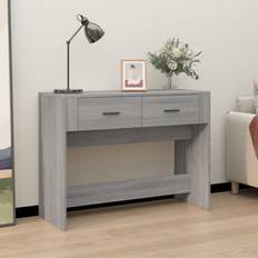 Grigio Consolle vidaXL Tavolo Grigio Sonoma 100x39x75 cm Consolle