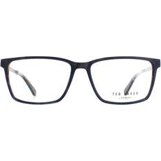 Ted Baker Rectangle Navy Tortoise Blue One Size