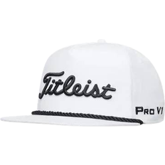 UV Protection Caps Titleist Tour Rope Flat Bill Cap - White/Black