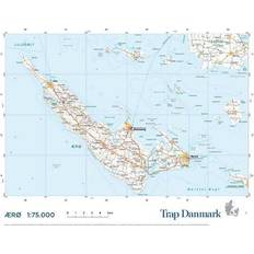 Danmark kort Trap Danmark: Kort over Ærø Trap Danmark