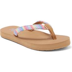 Flip Flops Children's Shoes on sale Flojos kids juno weave thong pastel multi tan