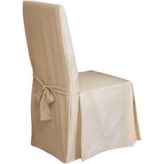 Loose Chair Covers Sure Fit Duck Long Loose Chair Cover Natural