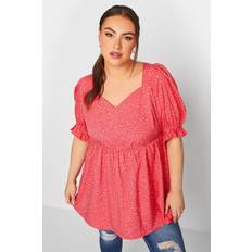 Rose Chemisiers Yours Puff Sleeve Top