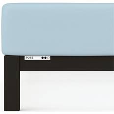 Heimtextilien Schlafgut Spannbetttuch Pure Bettlaken Blau