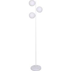 D Floor Lamps & Ground Lighting Dkd Home Decor Crystal Metal White 220 V Floor Lamp