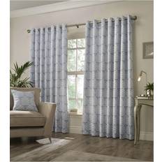 Paoletti Horto Botanical Eyelet Curtains 66'