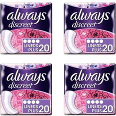 Always Discreet Liners Plus - Case Saver - 4 Packs