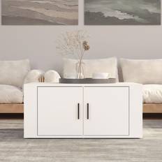 Møbler vidaXL 80 x 50 x 36 cm Konstrueret Træ Hvid Sofabord