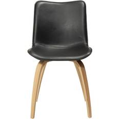 Dan Form Køkkenstole Dan Form Glee Spisebordsstol Vintage Sort Kunstlæder Køkkenstol