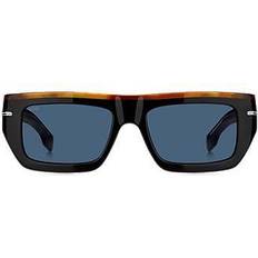 HUGO BOSS Black-acetate sunglasses with coloured trim