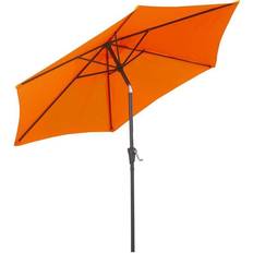 Parasols OutSunny 2.7M Patio Tilt Umbrella Parasol