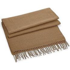 Brown Scarfs Beechfield Classic Woven Scarf - Light Brown
