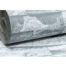 Grey brick effect wallpaper Erismann Rustic Brick 3D Effect Textured Feature Wallpaper White&grey