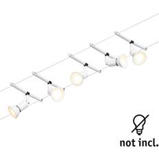 Noir - Éclairage Intérieur Projecteurs Paulmann 94458 Système Câble 5 Lampes 5m Blanc Mat Projecteur