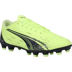 Polyurethane Soccer Shoes Puma Ultra Play FG/AG M - Fizzy Light/Parisian Night/Blue Glimmer