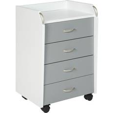 Gris Commodes Inter Link Caisson De Bureau Printi 40 x 36 x 65 cm Commode