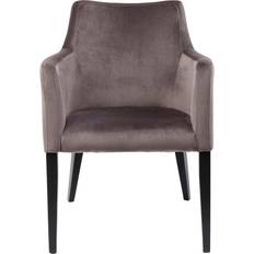 KARE 83580 Armchair Gray/Black Kitchen Chair 87cm