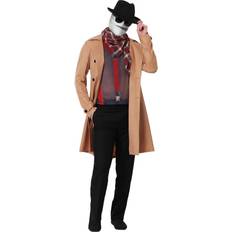 Beige Fancy Dresses Invisible Man Adult Costume Beige/Brown/Red