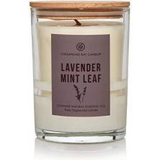 Chesapeake Bay Candle 4 lavender mint leaf glass spa essential oil Scented Candle