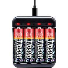 1.5v uppladdningsbara 1.5V AA Rechargeable Lithium Kit