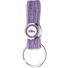 Kunstlæder Nøgleringe MyFamily Saint Tropez Keyring purple