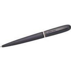 Ballpoint pen with brushed and signature-stripe details
