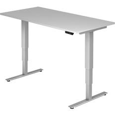 Fournitures de bureau ergonomiques Schreibtisch Teda H635-1285xB1600xT800 mm Lichtgrau