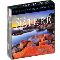 Beige Calendars Workman Audubon Nature Gallery 2024 Desk Calendar