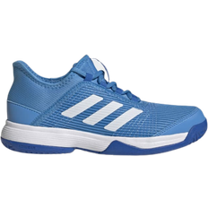 34½ Racketsportskor Barnskor adidas Kid's Adizero Club Tennis Shoes - Pulse Blue/Cloud White/Glow Blue