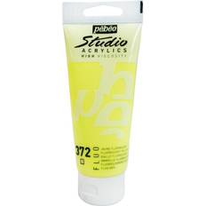 Pebeo Kunst en Ambachten Pebeo 100 ml Studio Acrylic Paint, Fluorescent Yellow