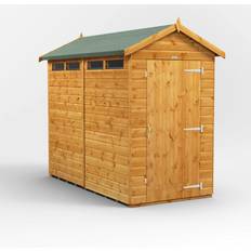 Outbuildings power Roof Security Shed 8'x4' Golden (Building Area )