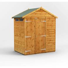 power 4 6ft Security Shed with Double Doors (Building Area )