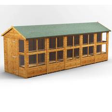 Outbuildings power Roof Potting Shed 20'x6' Golden (Building Area )