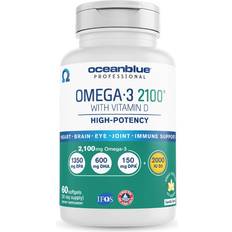 Vanilj Fettsyror Ocean Blue Omega-3 2100 Olcenic Blend with Vitamin D Vanilla