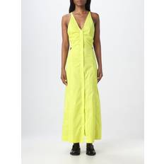 Gelb - Lange Kleider Ganni Dress Woman colour Yellow Yellow