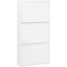 Kare Design Caruso Cabinet 3-Door White 6 Shoe Rack