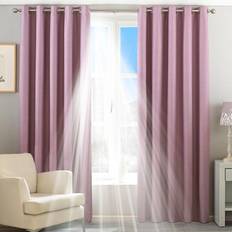 Eyelets - Purple Curtains Riva Home Twilight Thermal Blackout Eyelet