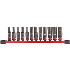 Impact socket set Milwaukee 4932480453 12 Piece 1/4 Shockwave Impact Socket Set