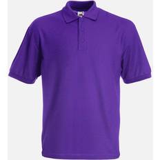 Lila Poloshirts Fruit of the Loom 65/35 Pique Polo Shirt