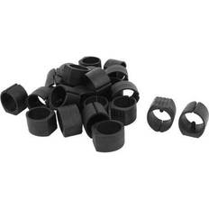 Spikes & Absorbers Uxcell 24 pcs breuer chair floor glides single prong round u-shape plastic caps 26mm